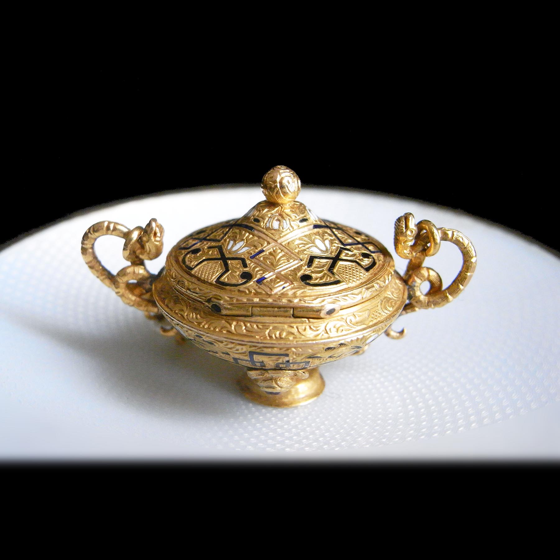 古代の香炉壺型・パフューム アンティークペンダント | ルーヴル 