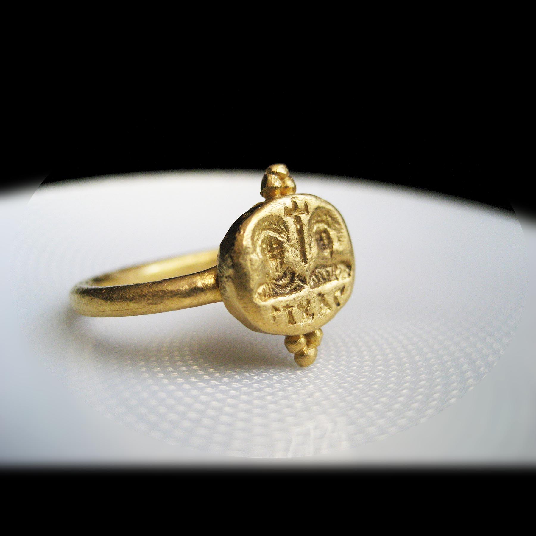 ビザンティン帝国 12世紀 黄金のリング | ルーヴルアンティーク 