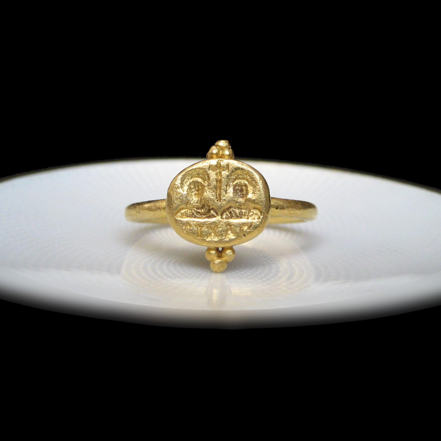 ビザンティン帝国 12世紀 黄金の指輪 アンティークジュエリー ルーヴルアンティーク アンティークジュエリー専門店