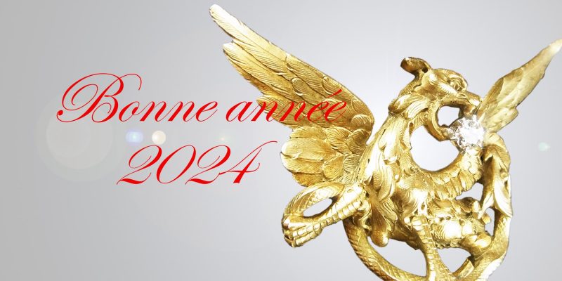 ルーヴルアンティーク　アンティークジュエリー＆オブジェ専門店　2024年新年ご挨拶　明けましておめでとうございます。