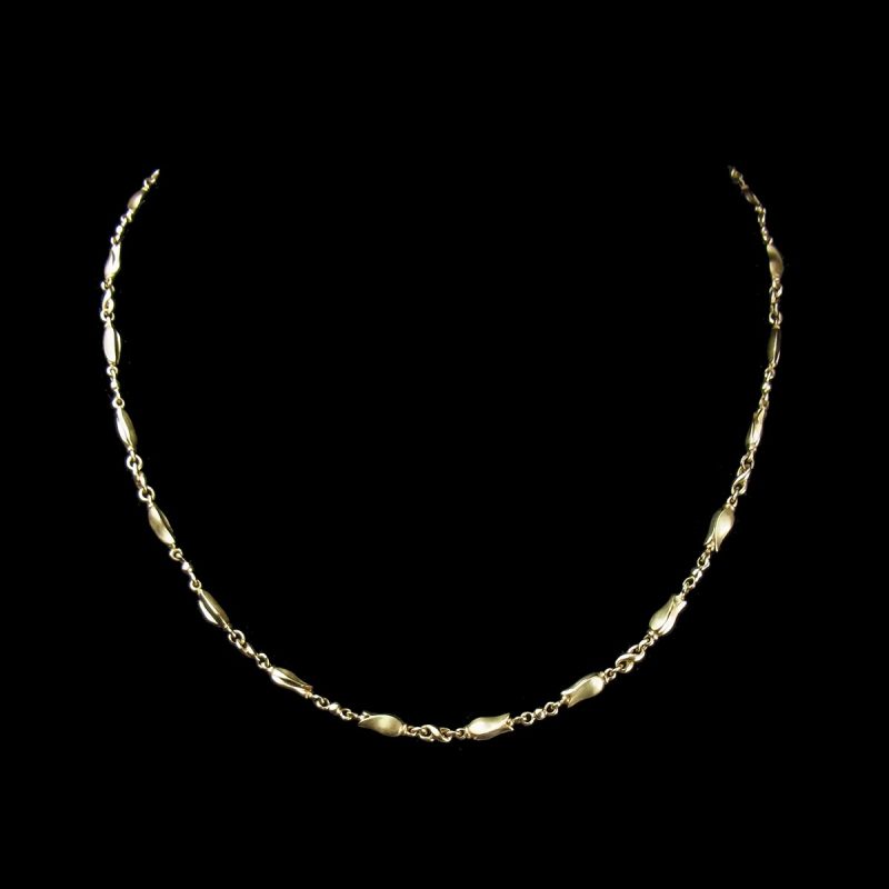 ジョージ・ジェンセン　18金製　アンティーク　ヴィンテージネックレス　デンマーク　ルーヴルアンティーク　アンティークジュエリー＆オブジェ