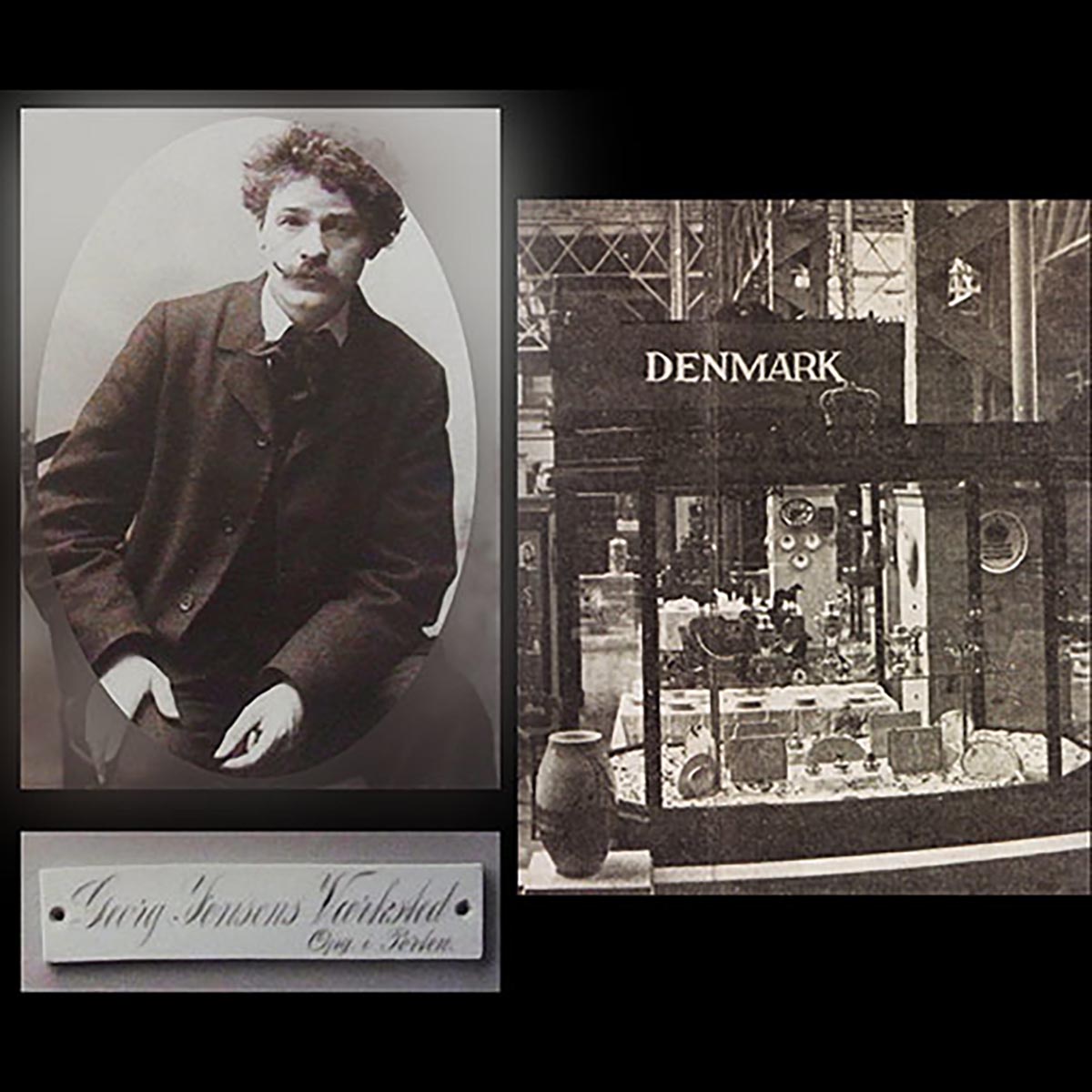 ジョージ・ジェンセン　18金製ネックレス　ルーヴルアンティーク　アンティークジュエリー＆オブジェ