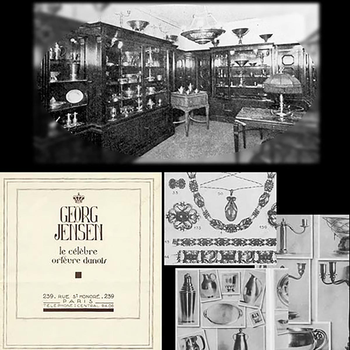 ジョージ・ジェンセン　18金製ネックレス　ルーヴルアンティーク　アンティークジュエリー＆オブジェ　コペンハーゲン本店　デンマーク